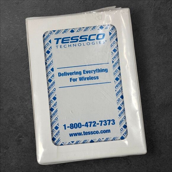 Vintage Tessco Technologies Playing Cards Sealed Y2K Wireless Promo Deck - Picture 1 of 3